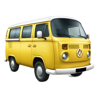 Yellow VW T5 sticker