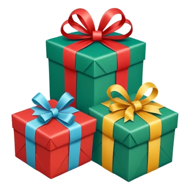 Christmas presents sticker