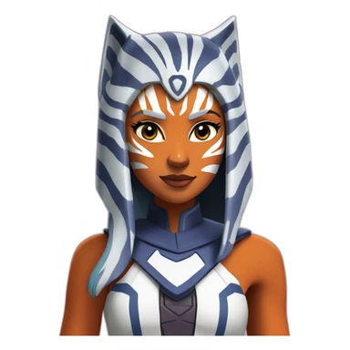 Ahsoka on a my little pony sticker