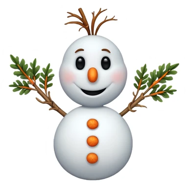 Olaf from the Frozen movie sticker
