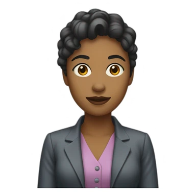 Femme decolter sticker