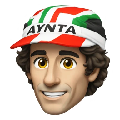 Ayrton senna sticker