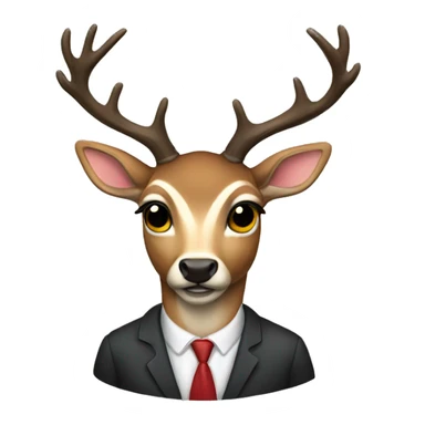 Lawyer deer sticker