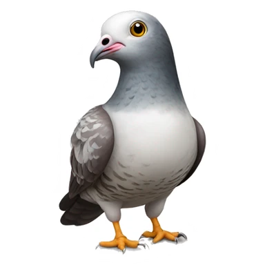 Old German Owl pigeon sticker