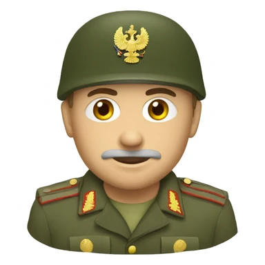 Russian army man sticker