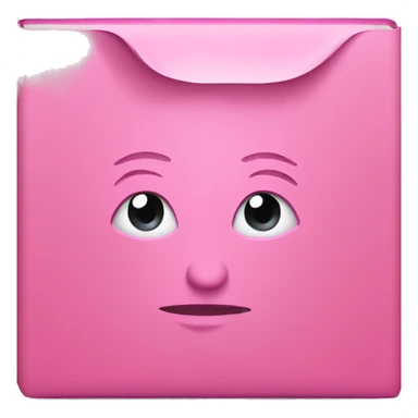 Pink file sticker