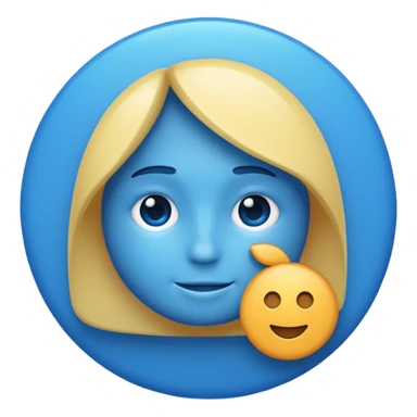 Add a social media "add story" symbol. A profile photo with a plus next to it sticker