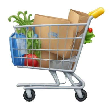 shopping cart sticker