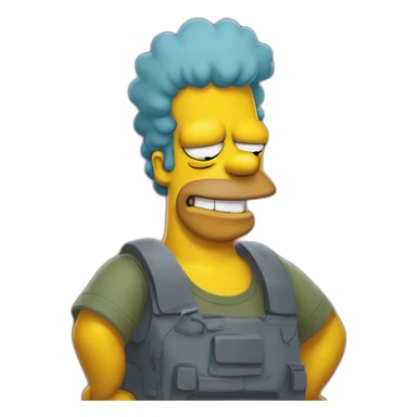 Les Simpson Tiktok sticker