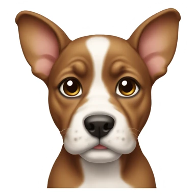 Bullterier puppy sticker