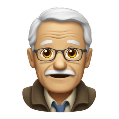 Very old man sticker