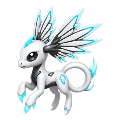 Meloetta-Zekrom-Pokémon-Fakémon-fusion-hybrid-creature sticker