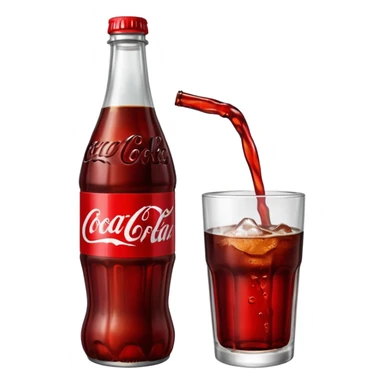 Coke bottle sticker