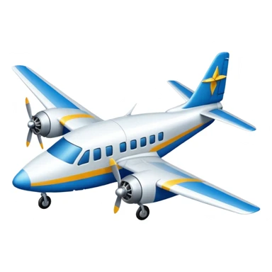 paloma blanca de la paz junto a un avión Bimotor sticker