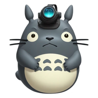 totoro with oculus's sticker