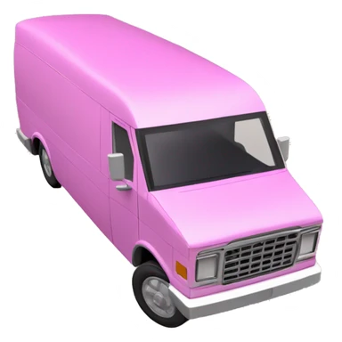 Tall Barbie wide-fender Papercraft long step-van  sticker