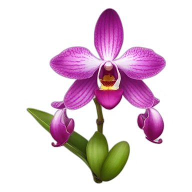 Orchidée sticker