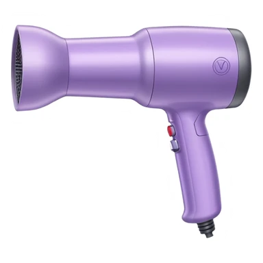 Dyson hair dryer in pastel lilac sticker