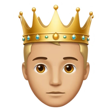 Corona maschile sticker