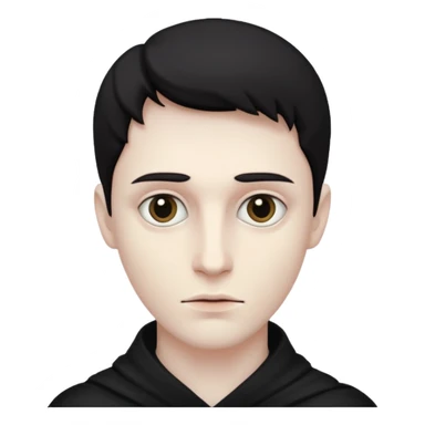 mysterious man sticker