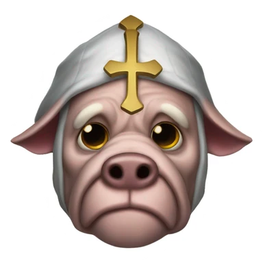 Bishop skullmaster pig sticker