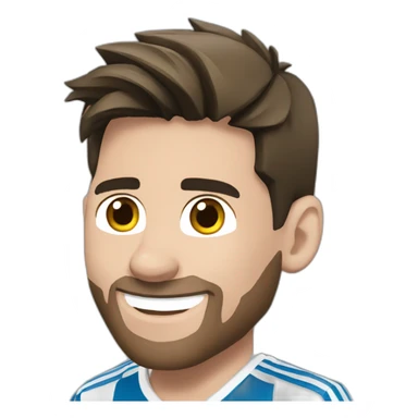 happy leonel messi sticker
