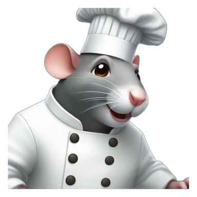 chef rat remi ratatouille sticker