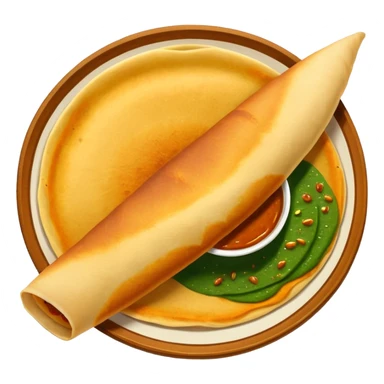 South Indian dish dosa sticker