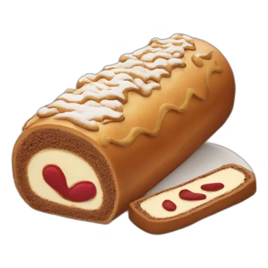 Une bûche de Noël  sticker