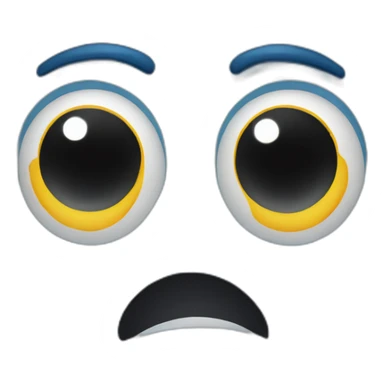 blue car with eyes sticker