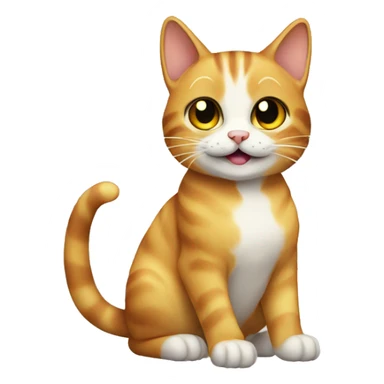 Cat honey happy  sticker