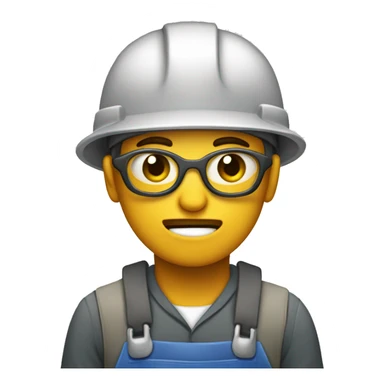 dirty and tired  factory worker sticker