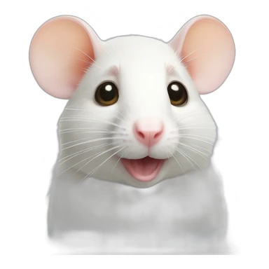 White lada rat sticker