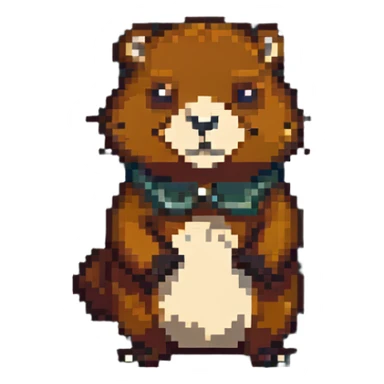 Canadian beaver sticker