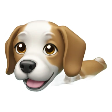 dog swimming sticker