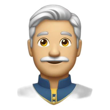 Hombre mayor blanco calvo sticker