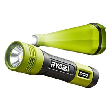 RYOBI P705 One+ - Linterna LED de iones de litio de 18 V, 130 lúmenes sticker
