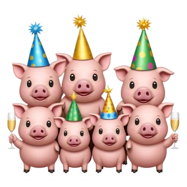 party pigs sticker