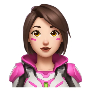 overwatch dva sticker