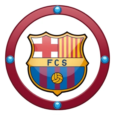 Barça escudo sticker