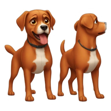 red dog said no no no sticker