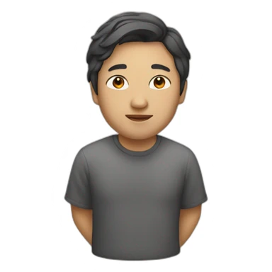 Asian artist sticker