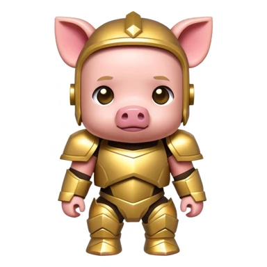 Minecraft baby Piglin sticker