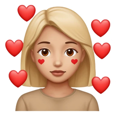 I just need these two emojis to be combined 🙄🥰. Like use this emoji: 🙄 but add the hearts surrounding it like this emoji: 🥰 sticker