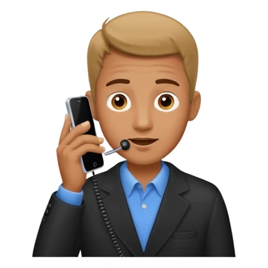 HOMBRE LLAMANDO A SU AMIGO sticker