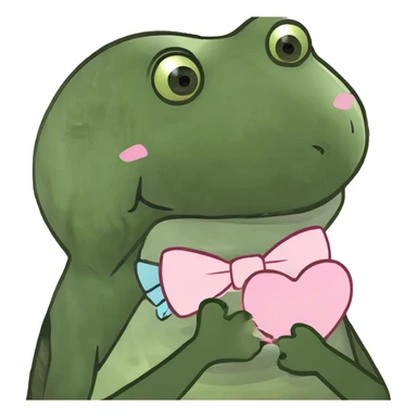 pastel pink heart sticker