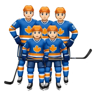 TAPPARA a hockey team from Finland Tampere. They wear blue and orange jerseys sticker