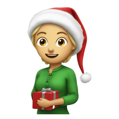 Naughty list with Suzanne at the top sticker