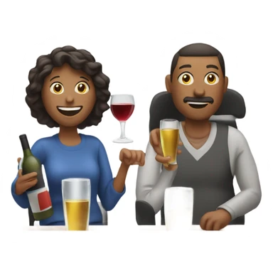 parents drinking wine and shots at a sports practice sticker