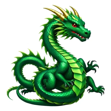 Kali Linux green dragon sticker
